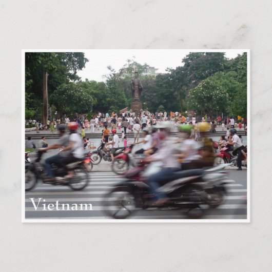 Carte Postale heure de pointe du hanoi (Devant)