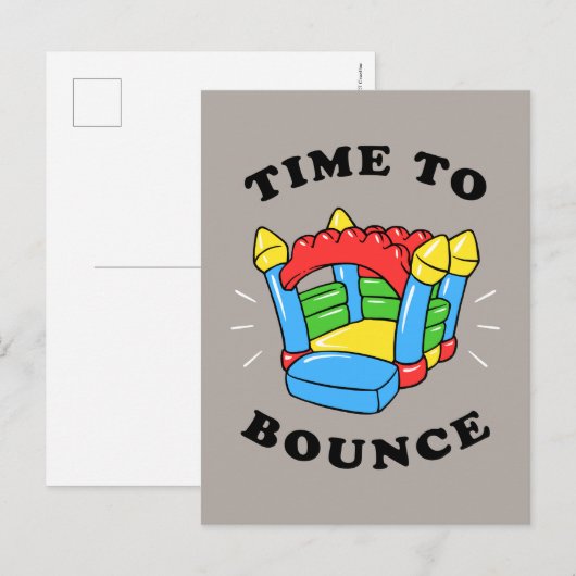 Carte Postale Heure de rebondir (Devant / Derrière)