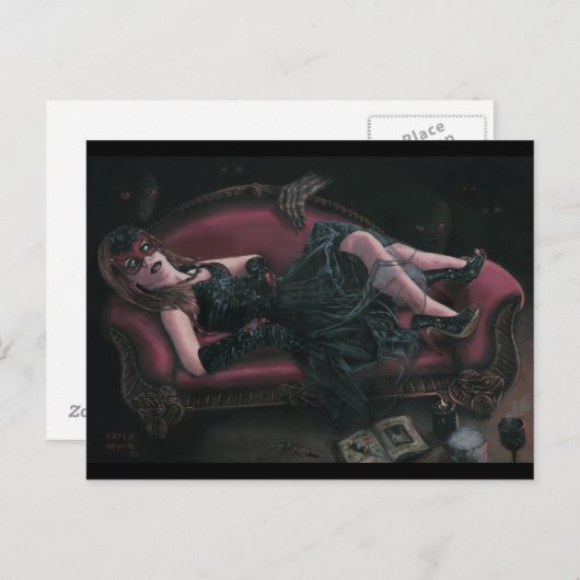 Carte postale Heure de sorcellerie (Devant / Derrière)