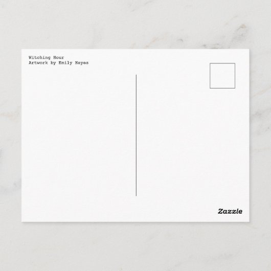 Carte Postale Heure de sortie (Dos)