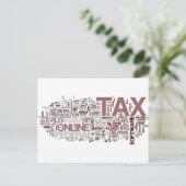 Carte Postale Heure de taxe (Debout devant)