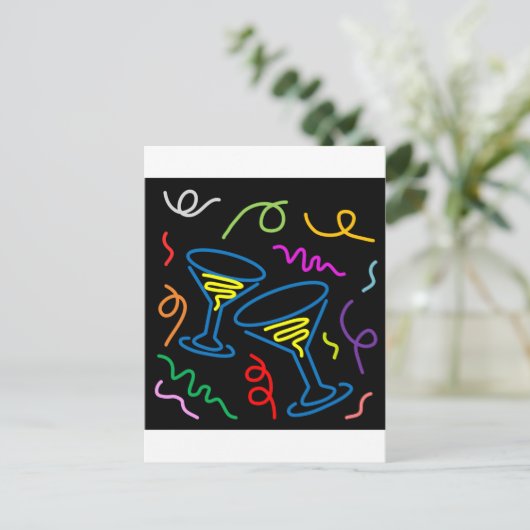 Carte Postale Heure des fêtes (Debout devant)