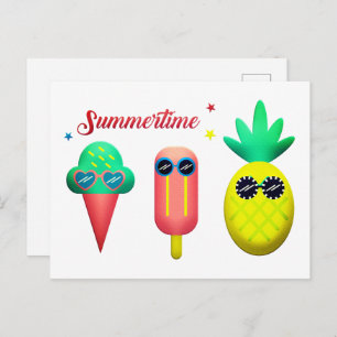 Carte Postale Heure d'été