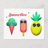 Carte Postale Heure d'été (Devant)