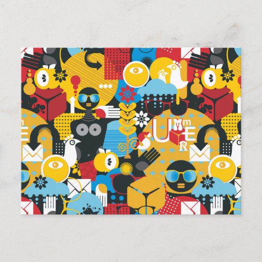 Carte Postale Heure d'été (Devant)