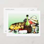 Carte Postale Heure d'été (Devant / Derrière)