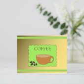 Carte Postale Heure du café (Debout devant)