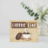 Carte postale Heure du café (Debout devant)