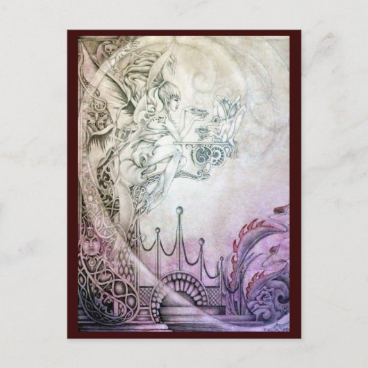 Carte Postale Heure du café (Devant)