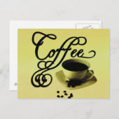 Carte Postale Heure du café (Devant / Derrière)