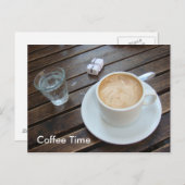 Carte Postale Heure du café (Devant / Derrière)