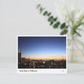 Carte Postale Heure du coucher du soleil à Melbourne (Debout devant)