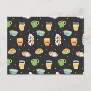 Carte Postale Heure du petit déjeuner