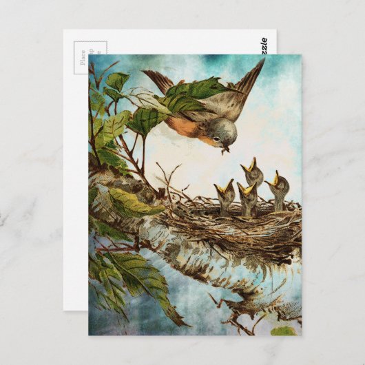 CARTE POSTALE HEURE DU REPAS (Devant / Derrière)