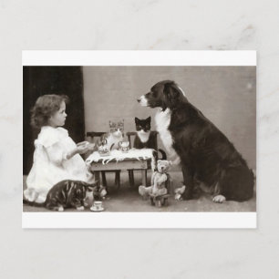 Carte Postale Heure du thé