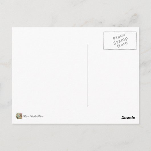 Carte Postale Heure du thé (Dos)