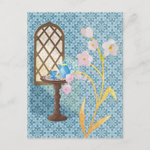 Carte Postale Heure du thé