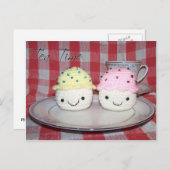 Carte Postale Heure du thé (Devant / Derrière)