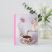 Carte Postale Heure du thé (Debout devant)