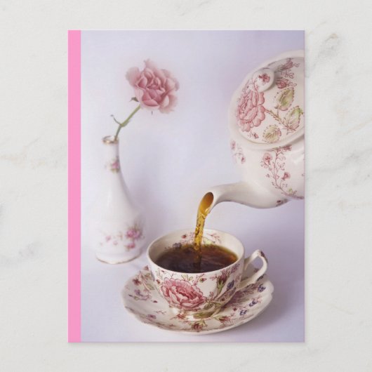 Carte Postale Heure du thé (Devant)