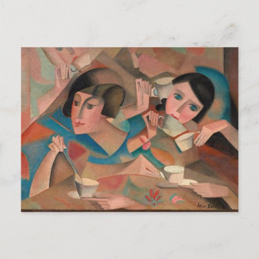 Carte Postale Heure du thé par Alice Bailly (Devant)