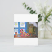 Carte Postale heure du thé russe (Debout devant)