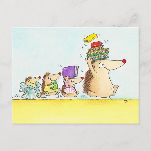 Carte Postale Heure d'une histoire de bedtime (Devant)