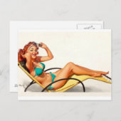 Carte Postale Heure estivale (Devant / Derrière)