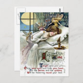 Carte postale Heure Halloween (Devant / Derrière)