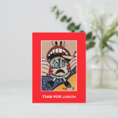 Carte Postale Heure Pour Le Déjeuner - Heure Pièces (Debout devant)