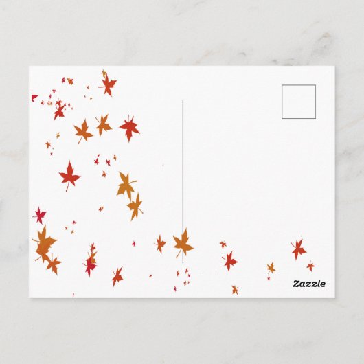 Carte Postale Heure pour Nap Fox (Dos)