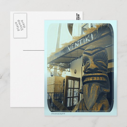 Carte Postale Heure Tiki (Devant / Derrière)