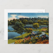 Carte Postale Heure vintage du printemps à Dixie (Devant / Derrière)