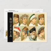 Carte Postale Heures russes (Devant / Derrière)