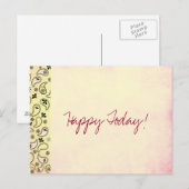 Carte postale heureuse d'aujourd'hui (Devant / Derrière)