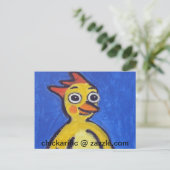 Carte postale heureuse de Chickarific (Debout devant)