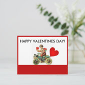 CARTE POSTALE HEUREUSE DE JOUR DE VALENTINES DE (Debout devant)