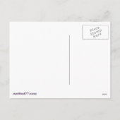 Carte postale heureuse de Noël de sorcière de Noël (Dos)