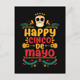 Carte Postale Heureuse Fiesta Mexicaine Cinco De Mayo
