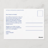 CARTE POSTALE HEUREUSE NOUVELLE ANNÉE AQUATIQUES AQUATIQUES PLAN (Dos)