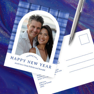 CARTE POSTALE HEUREUSE NOUVELLE ANNÉE AQUATIQUES AQUATIQUES PLAN