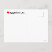 Carte postale Heureuse Sainte-Valentin (Dos)