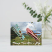 carte postale Heureuse Sainte-Valentin (Debout devant)