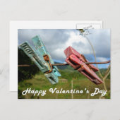 carte postale Heureuse Sainte-Valentin (Devant / Derrière)