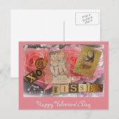 Carte postale Heureuse Sainte-Valentin (Devant / Derrière)