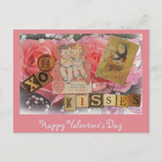 Carte postale Heureuse Sainte-Valentin (Devant)