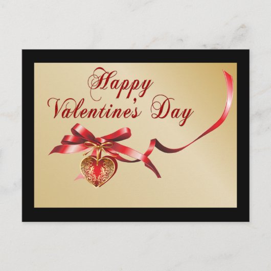 Carte postale Heureuse Sainte-Valentin (Devant)