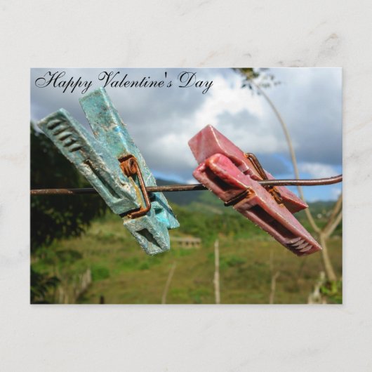 carte postale Heureuse Sainte-Valentin (Devant)