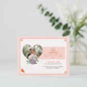 Carte postale Heureuse Sainte-Valentin (Debout devant)