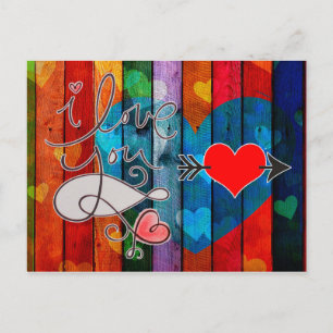 Carte Postale Heureuse Sainte-Valentin